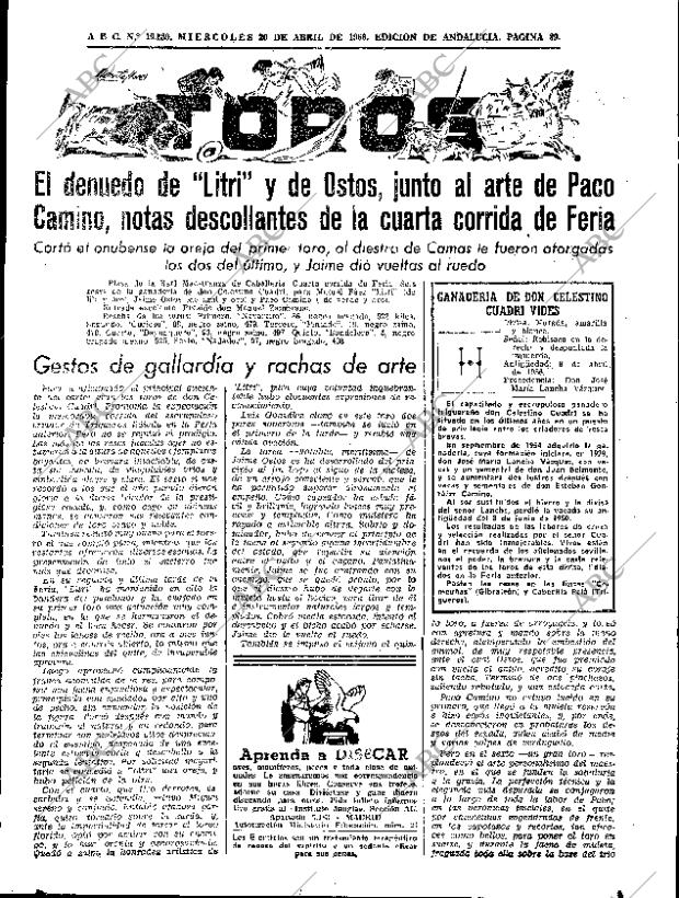 ABC SEVILLA 20-04-1966 página 89