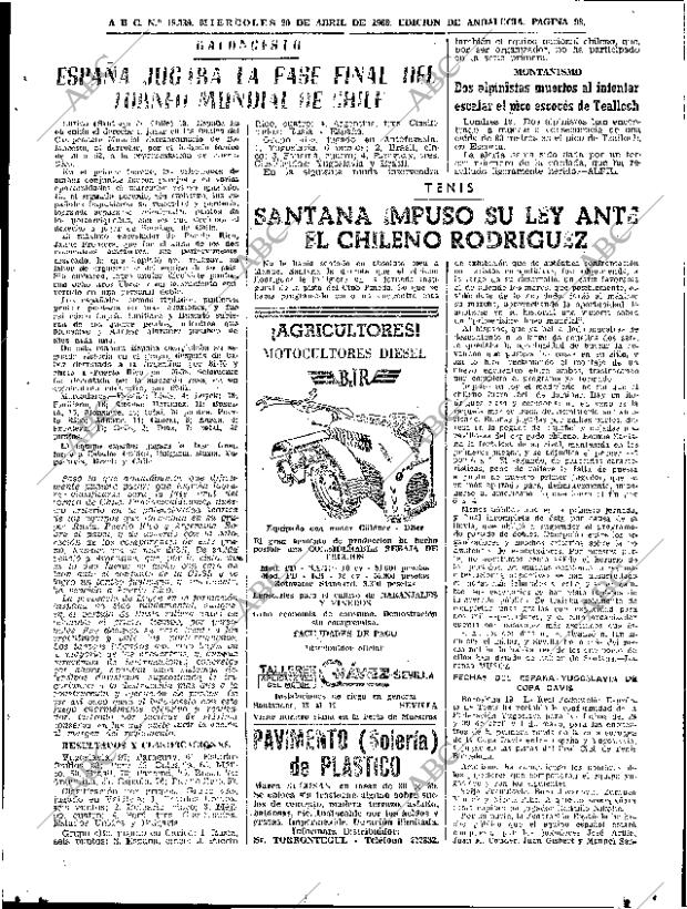 ABC SEVILLA 20-04-1966 página 93