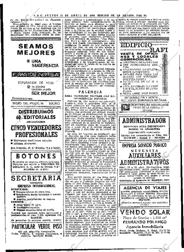 ABC MADRID 21-04-1966 página 90