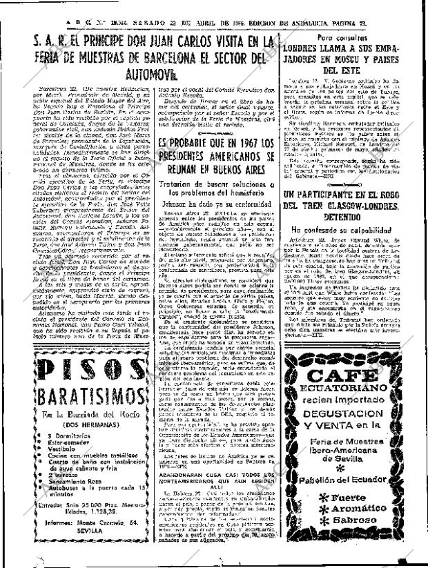 ABC SEVILLA 23-04-1966 página 72