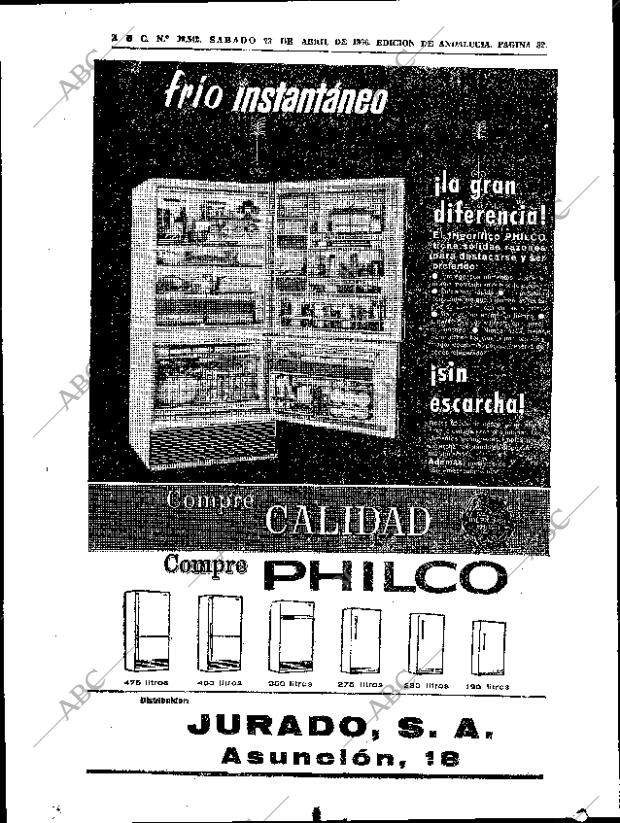 ABC SEVILLA 23-04-1966 página 82