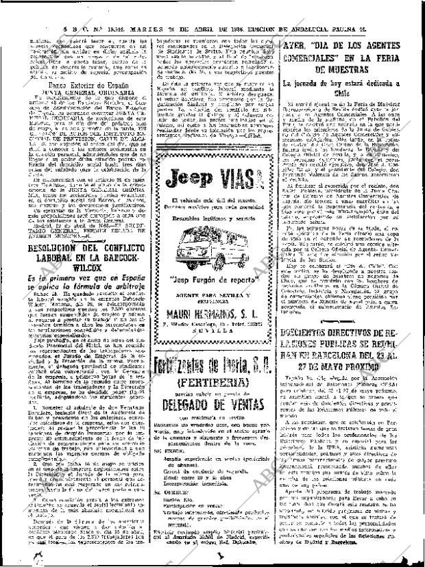 ABC SEVILLA 26-04-1966 página 44