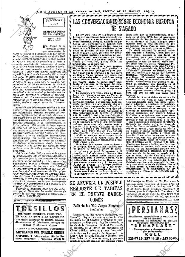ABC MADRID 28-04-1966 página 85