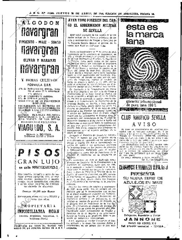 ABC SEVILLA 28-04-1966 página 58