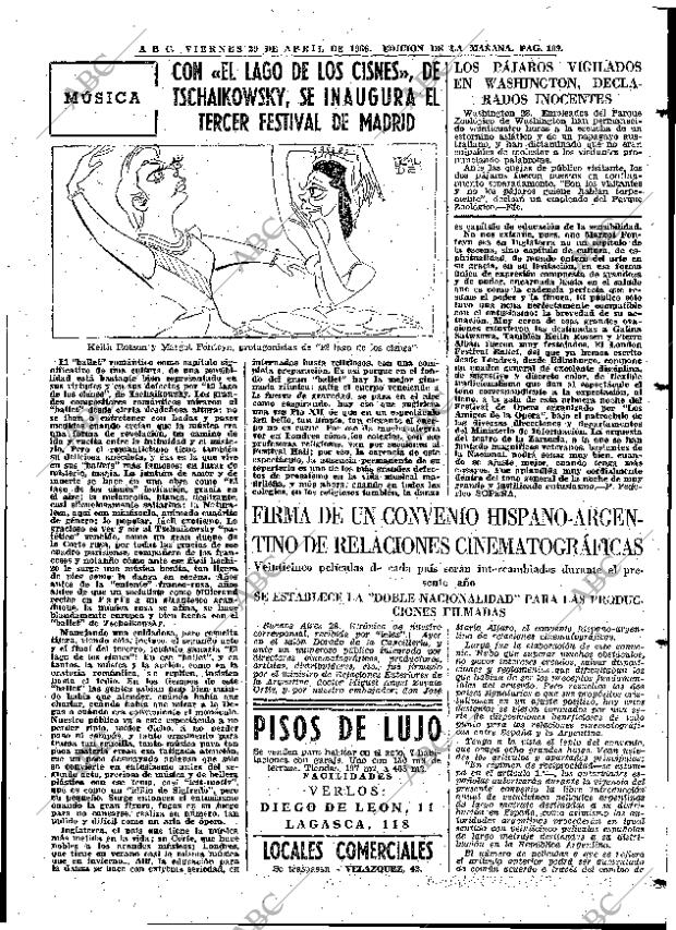 ABC MADRID 29-04-1966 página 109