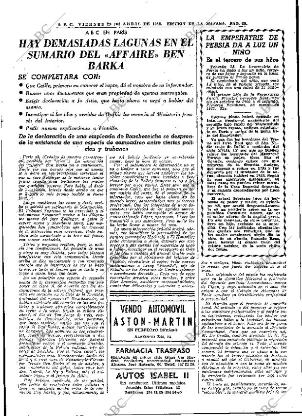 ABC MADRID 29-04-1966 página 69