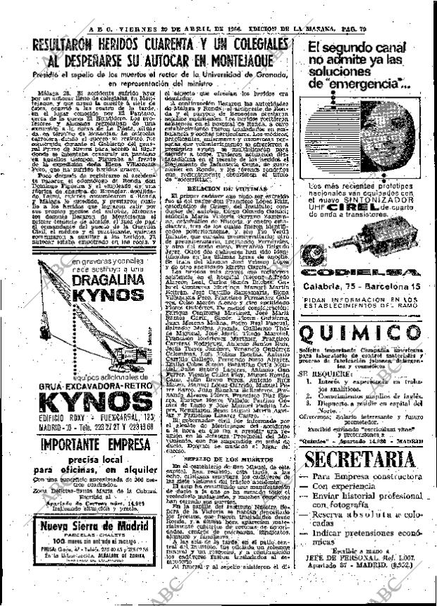 ABC MADRID 29-04-1966 página 79