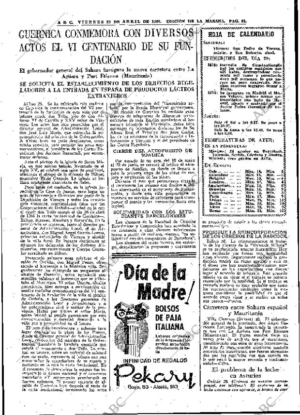 ABC MADRID 29-04-1966 página 81