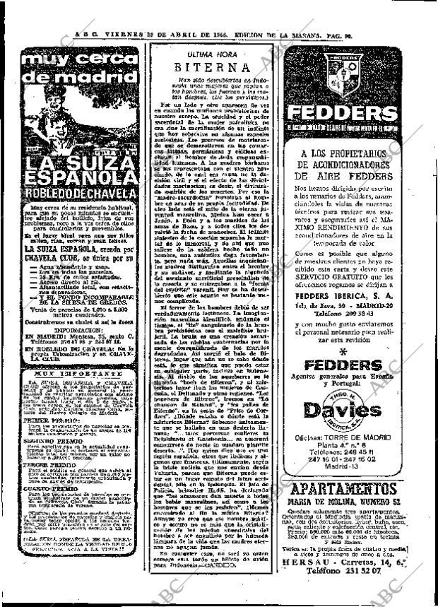 ABC MADRID 29-04-1966 página 90