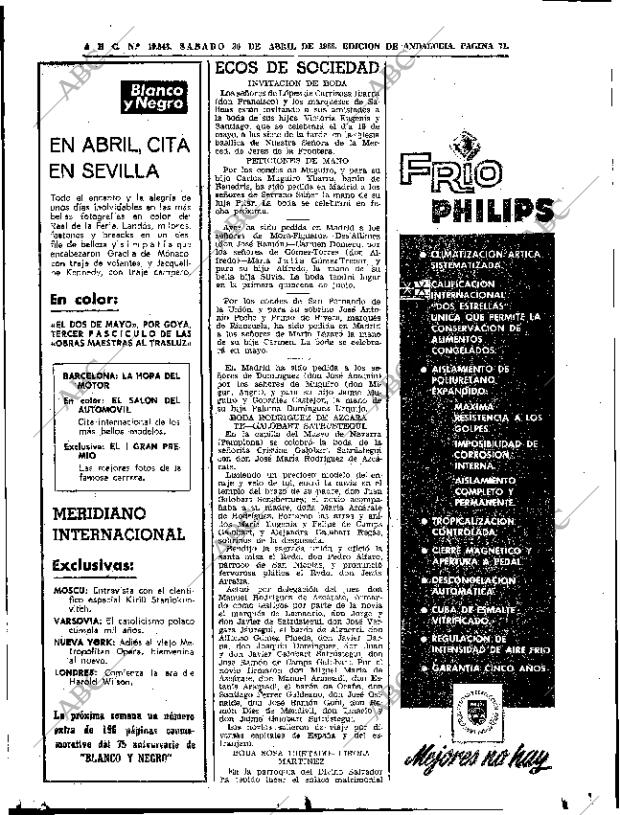 ABC SEVILLA 30-04-1966 página 71