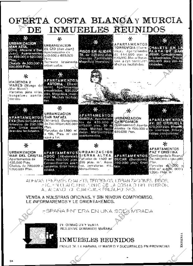 BLANCO Y NEGRO MADRID 30-04-1966 página 54