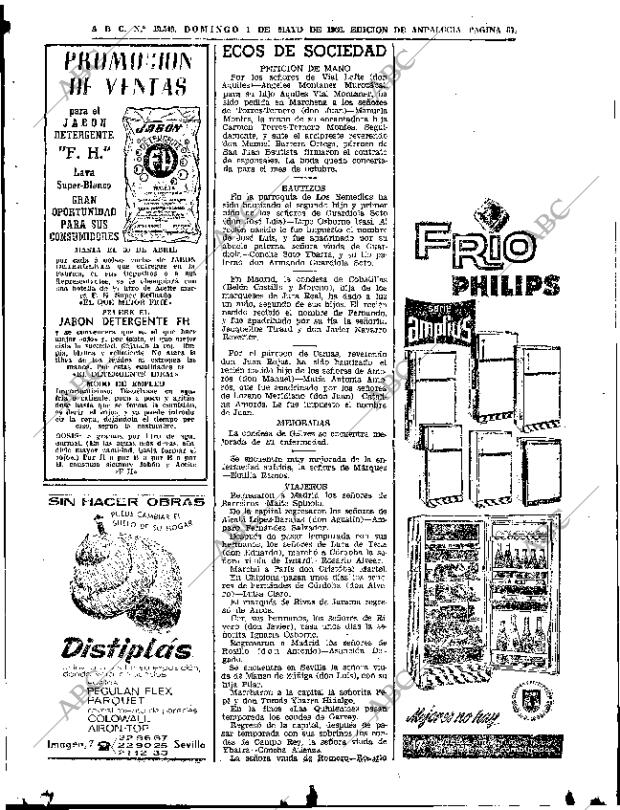 ABC SEVILLA 01-05-1966 página 67