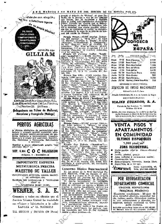 ABC MADRID 03-05-1966 página 104