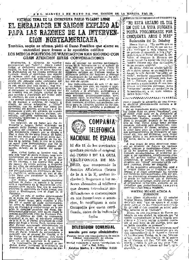 ABC MADRID 03-05-1966 página 59