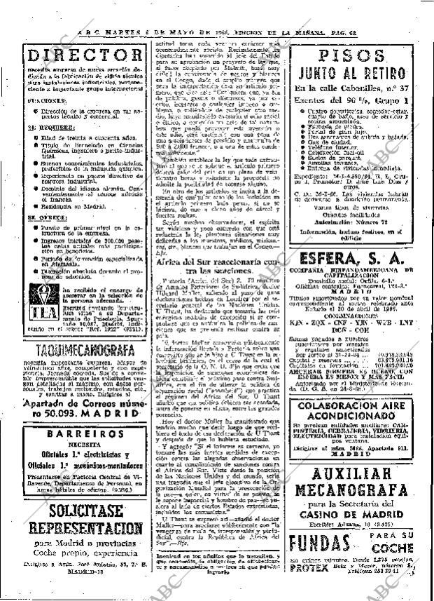 ABC MADRID 03-05-1966 página 62