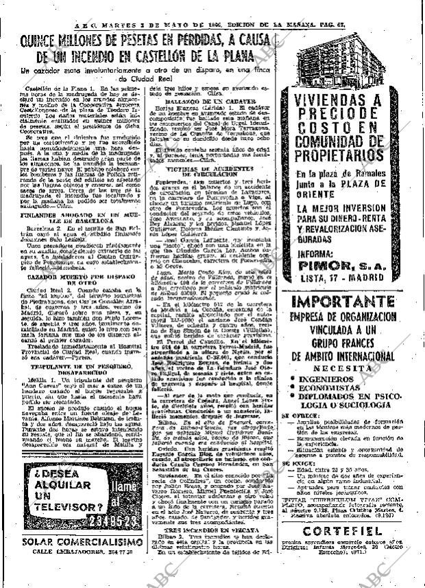 ABC MADRID 03-05-1966 página 67