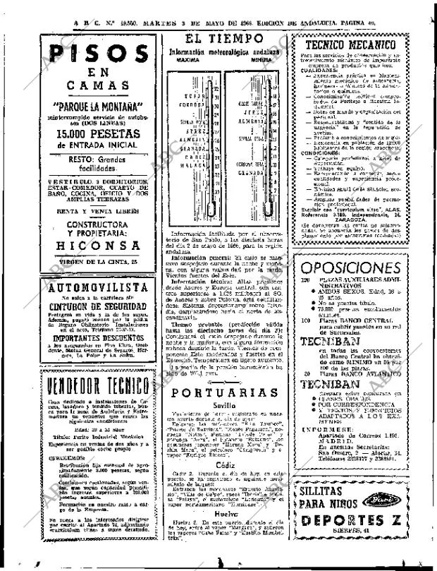 ABC SEVILLA 03-05-1966 página 40