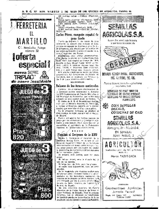 ABC SEVILLA 03-05-1966 página 64