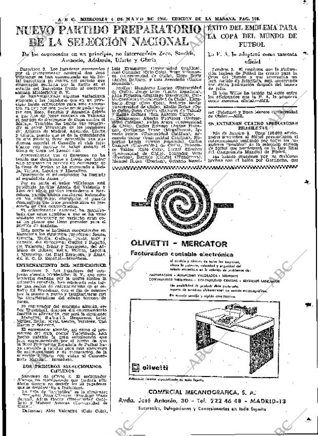 ABC MADRID 04-05-1966 página 109