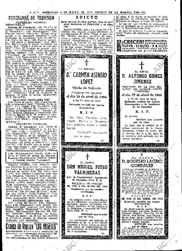 ABC MADRID 04-05-1966 página 121