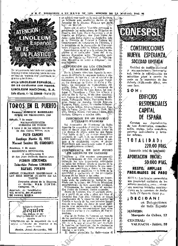 ABC MADRID 04-05-1966 página 92