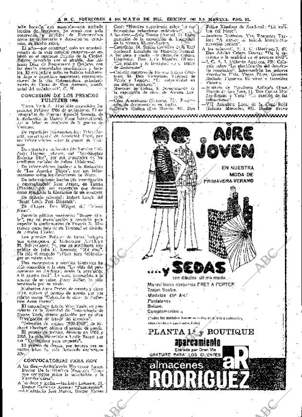 ABC MADRID 04-05-1966 página 93