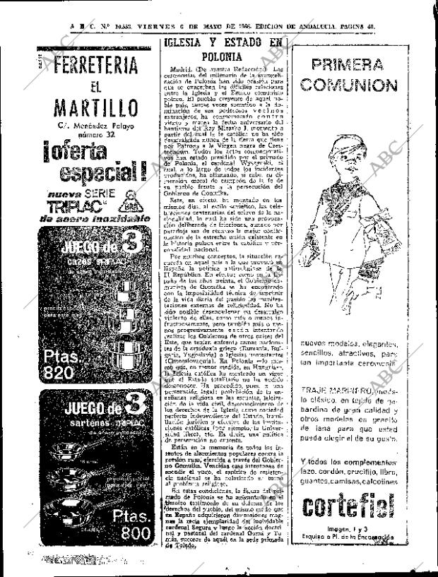 ABC SEVILLA 06-05-1966 página 40