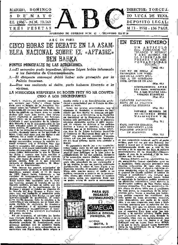 ABC MADRID 08-05-1966 página 63