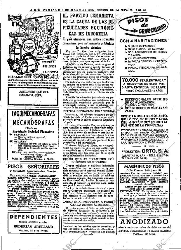 ABC MADRID 08-05-1966 página 66