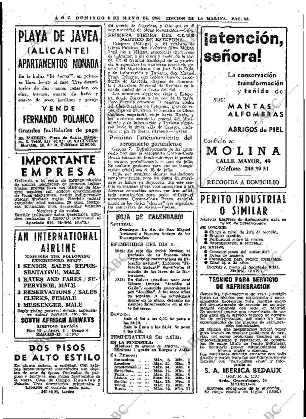 ABC MADRID 08-05-1966 página 82