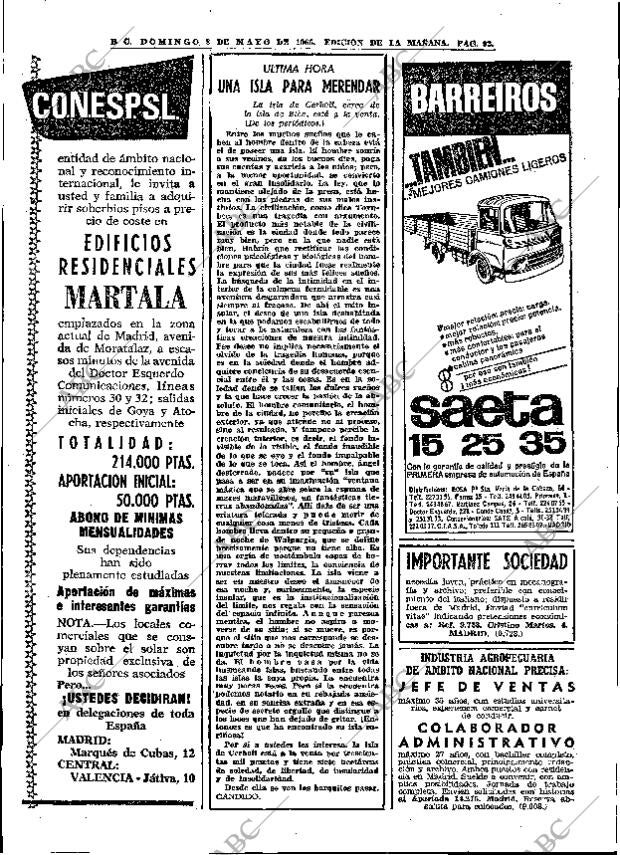 ABC MADRID 08-05-1966 página 92