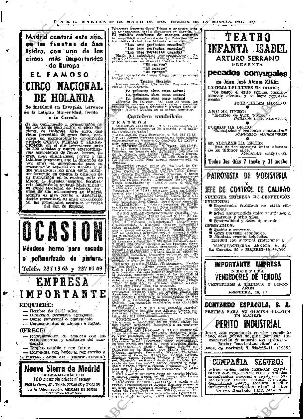 ABC MADRID 10-05-1966 página 100