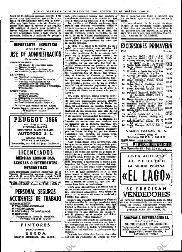 ABC MADRID 10-05-1966 página 42