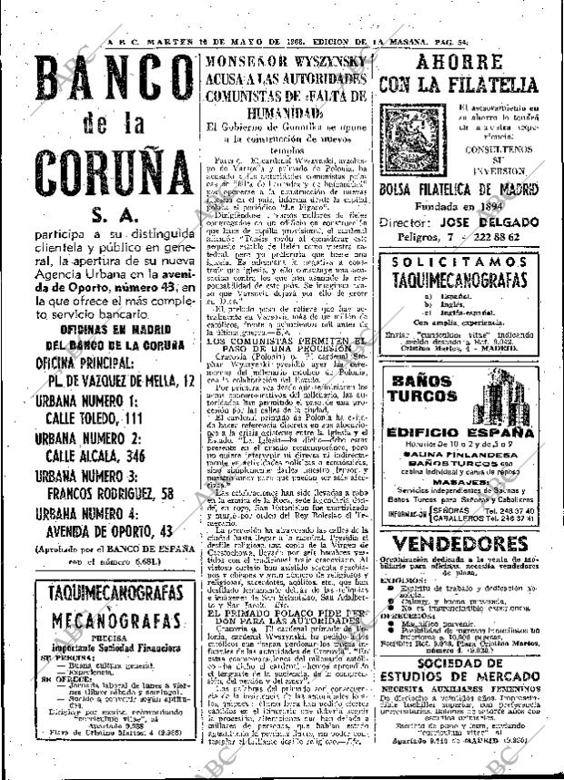 ABC MADRID 10-05-1966 página 54