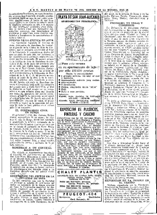 ABC MADRID 10-05-1966 página 68