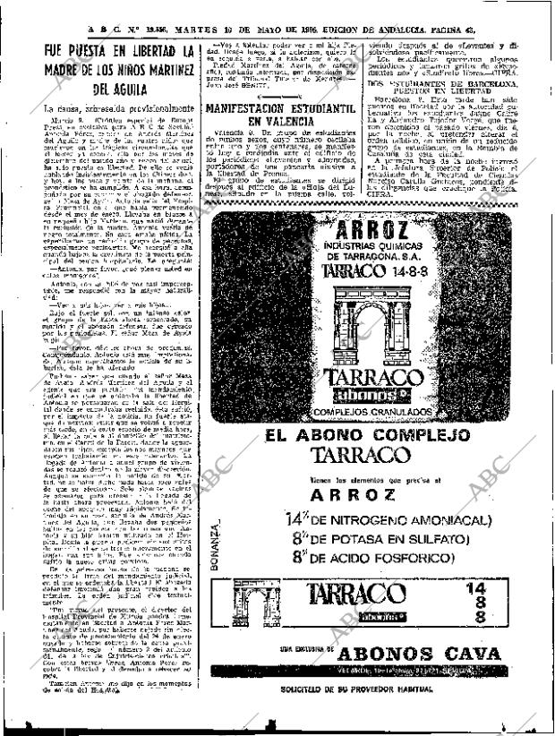 ABC SEVILLA 10-05-1966 página 43