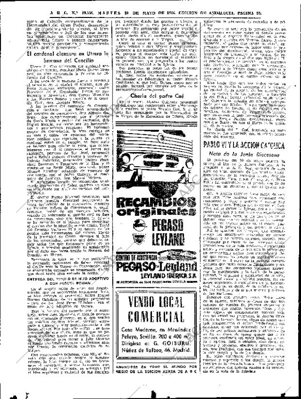 ABC SEVILLA 10-05-1966 página 52