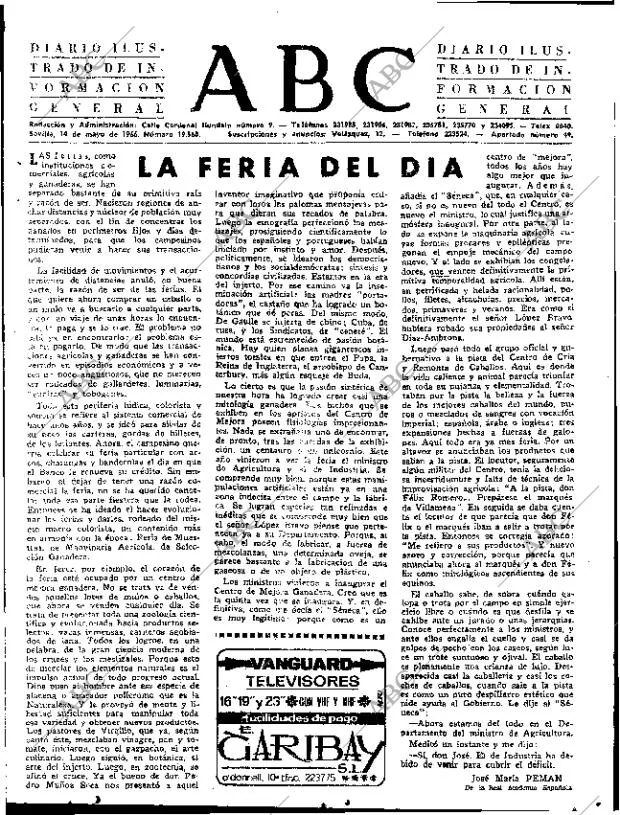 ABC SEVILLA 14-05-1966 página 3