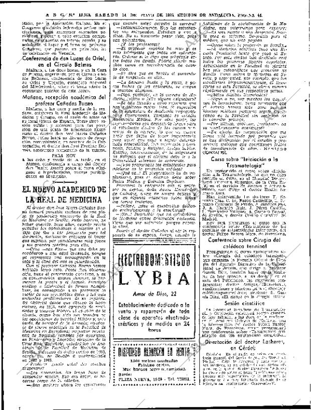 ABC SEVILLA 14-05-1966 página 44