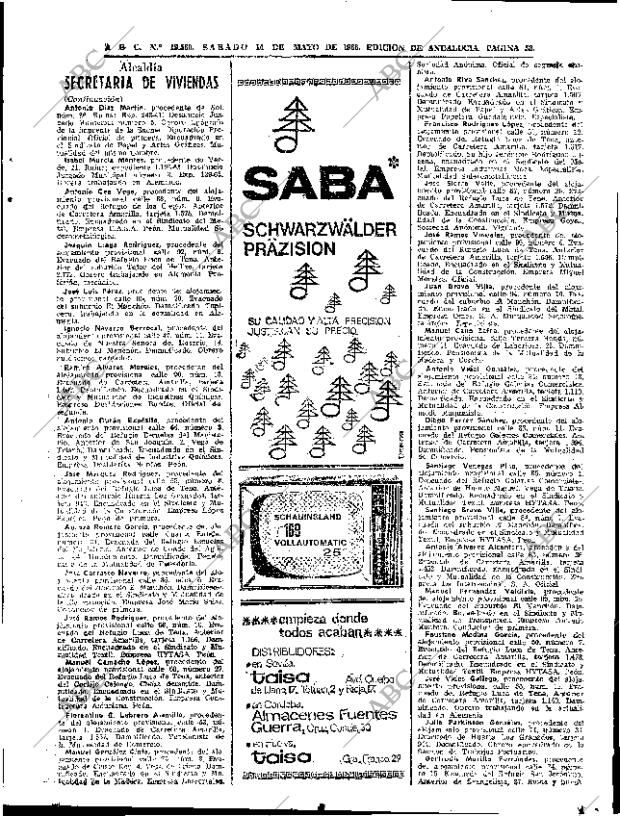 ABC SEVILLA 14-05-1966 página 53