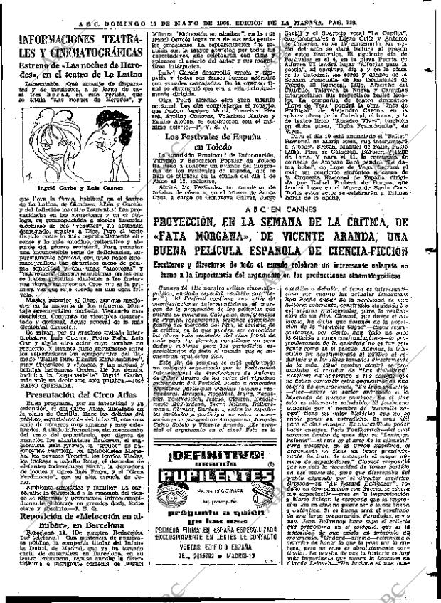 ABC MADRID 15-05-1966 página 119