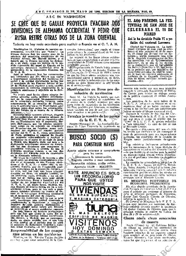 ABC MADRID 15-05-1966 página 69