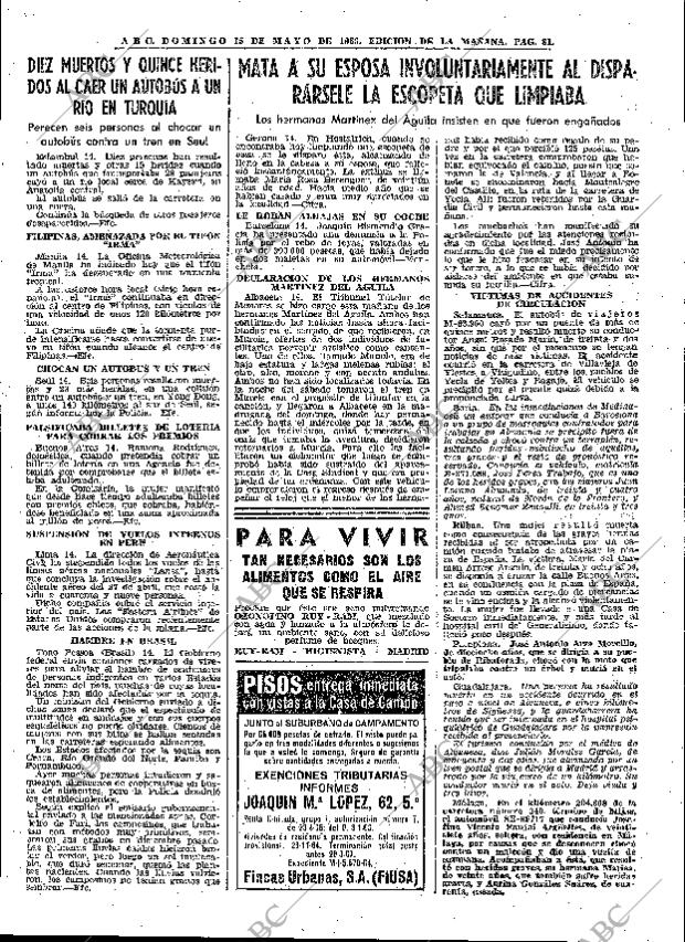 ABC MADRID 15-05-1966 página 81