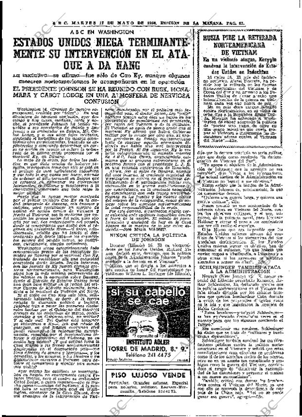 ABC MADRID 17-05-1966 página 67