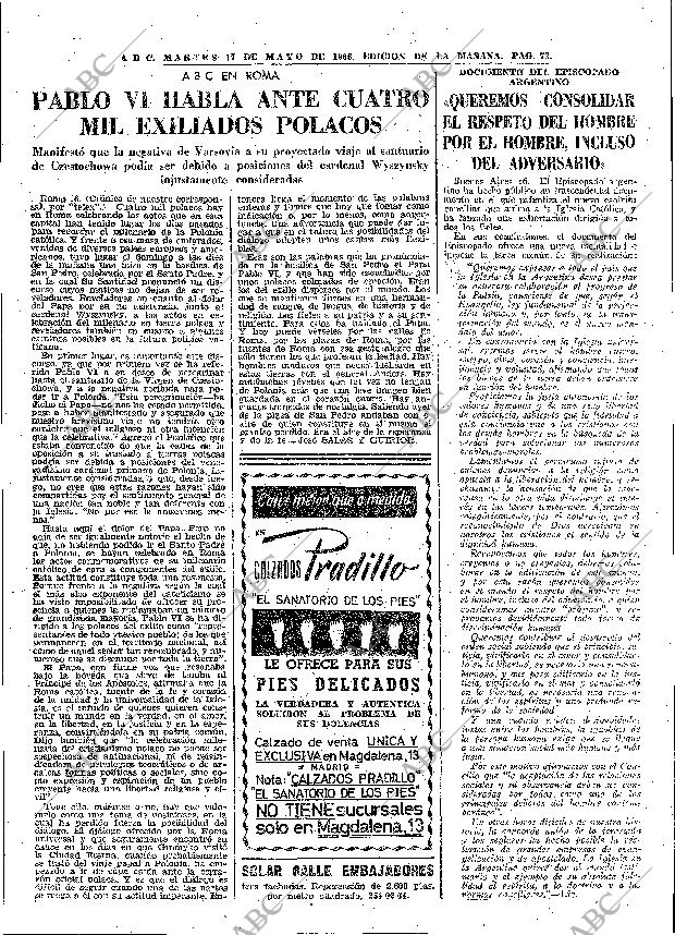 ABC MADRID 17-05-1966 página 73