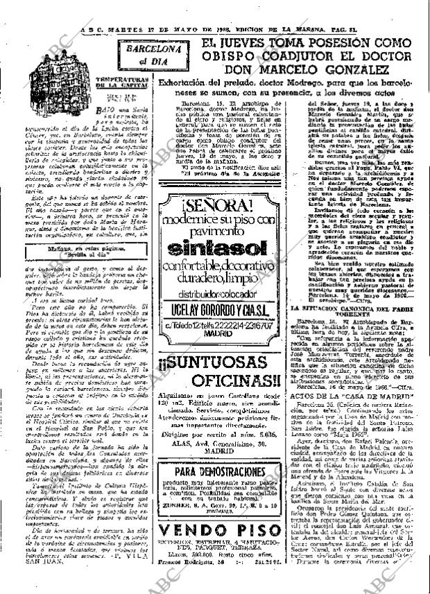 ABC MADRID 17-05-1966 página 81
