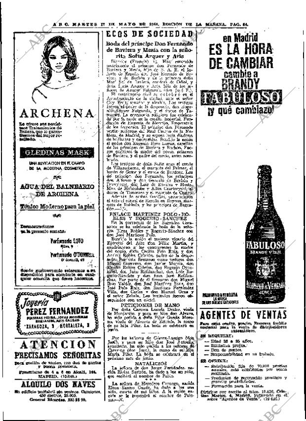 ABC MADRID 17-05-1966 página 84