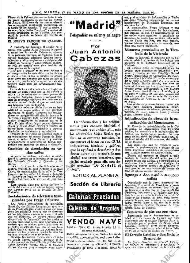 ABC MADRID 17-05-1966 página 86