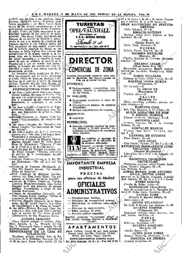 ABC MADRID 17-05-1966 página 90