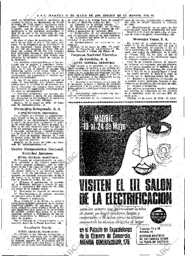 ABC MADRID 17-05-1966 página 93